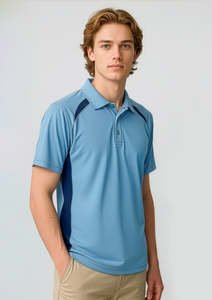 Polos 1: Splice Mens Short Sleeve Polo