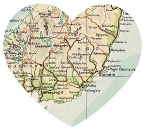Maps 1: heart map adhesive - A