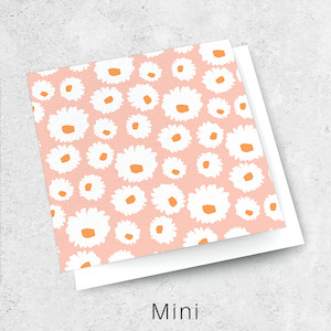 Mini Textured Cards: wild daisies