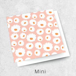 Mini Cards Luxe Textured: wild daisies