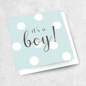 it's a boy!