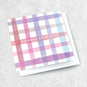 Small Cards 1: gingham thanks so much!