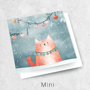 Christmas Cards: christmas cat