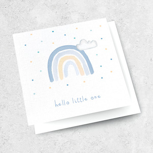 Small Cards Textured: hello little one