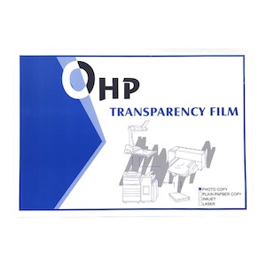 Products: OHP Transparency Film A4 100mic, Pack of 100 Ink Direct