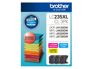 Lc235xl Lc239xl: Genuine Brother LC 235XLCL3PK (3 Colour Pack) Ink Direct