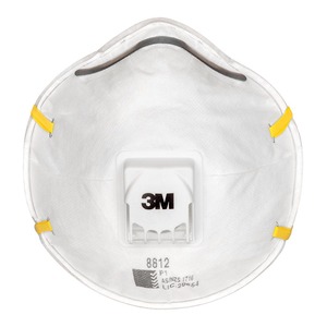 Respirators: 3M Respirator Valved Particulate 8812 P1, Pack of 10 Ink Direct