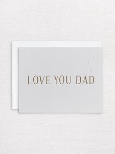 Letterpress greeting card - Fathers day - Inker Tinker