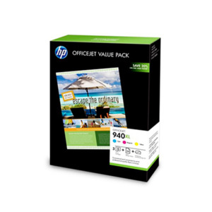 Hewlett Packard Ink: HP Genuine 940XL Colour Value Pack – CG898AA