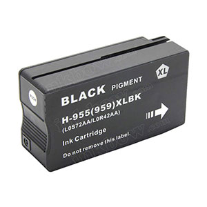 Hewlett Packard Ink: HP Compatible 955XL Black Hi-Yield Ink Tank