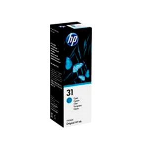 Hewlett Packard Ink: HP Genuine 31 Cyan Ink Bottle 70ml