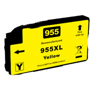 Hewlett Packard Ink: HP Compatible 955XL Yellow Hi-Yield Ink Tank
