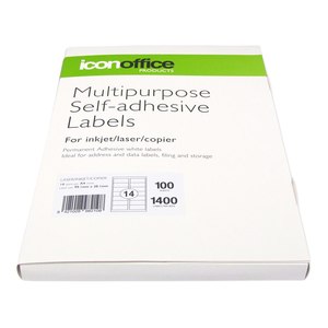 Multipurpose Labels 99.1x38.1mm 14 Per Sheet