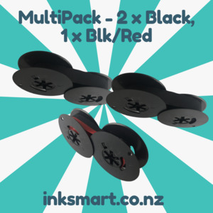 Products: MultiPack - 2 x Black, 1 x Blk/Red inksmart.co.nz