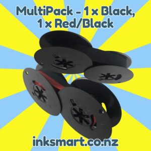 MultiPack - 1 x Black, 1 x Blk/Red inksmart.co.nz
