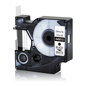 Compatible Dymo a45013 d45013 label tape black on white - inktoner cartridges New Zealand