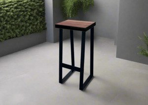 Outdoor: Hardwood Bar Stool