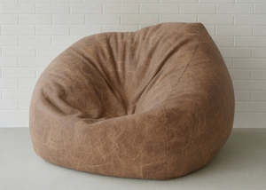 NZ Leather XL Bean Bag
