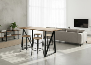 Kitching Living: Contrast Bar Leaner