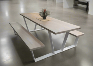 Indoor Furniture: Dining Table and Benches Unit