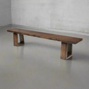 Indoor Furniture: Hardwood Bench