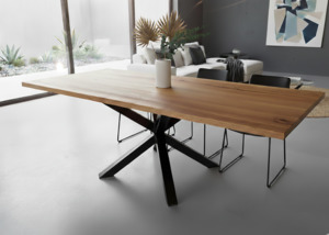 Dining Tables: Steel Asterix Dining Table