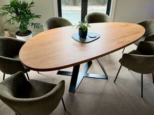 Dining Tables: Pebble Crossroads Dining Table