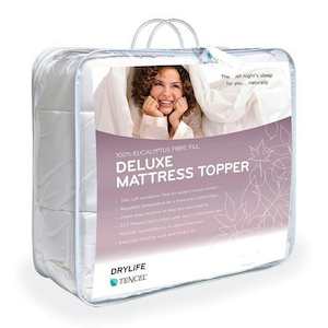 TENCEL 100% Eucalyptus Fibre Fill Mattress Topper Protector