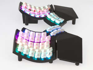 Glove80 Keyboards: [Ships from USA] Glove80 Ergonomic Keyboard Revision 2 with Travel Case