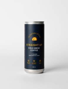 Cold Brew Coffee Straight Up (Natural Energy + L-theanine)