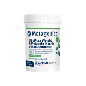 Metagenics: UltraFlora Weight & Metabolic Health with Akkermansia