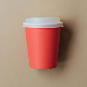 Popular: Single Walled Hot Cup - Red