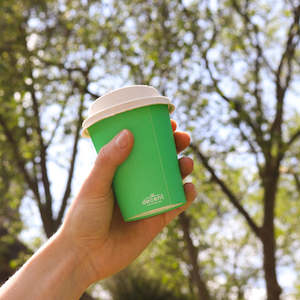 Single Walled Hot Cup - Frog Green - Limited Edition