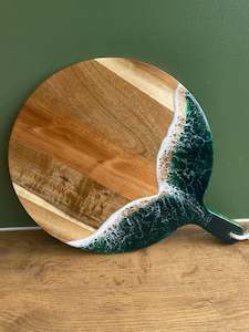 Adams Family Product: Whale Tail Platter Boards - Green