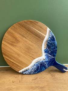 Whale Tail Platter Boards - Blue
