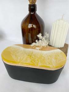 Yellow Resin Jewelry Box