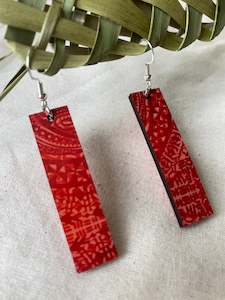 Manea Collection - Red Earrings