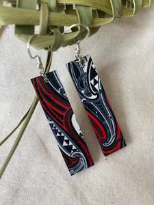 Taiao Collection - Tino Rectangle Earrings