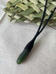 Tumbled Pendants – Pounamu Lashing Binding 2