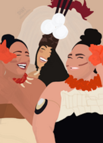 Shayillustrate: Laughing Print