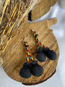 Rasta Poi Earrings
