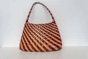 Whenua Stripe Leather Bag