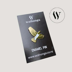 Taonga Jewelry: Kukupa Enamel Pin