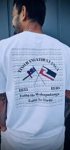 Kākahu with a Kaupapa - white