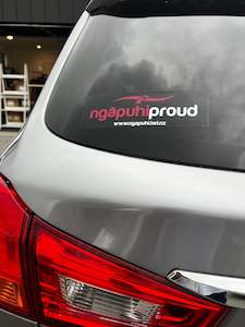Whare Kainga Home Ware: Ngapuhi Bumper Sticker Collection