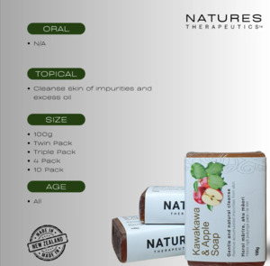 Rongoa Beauty: Kawakawa & Apple Soap