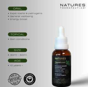 Rongoa Beauty: kawakawa elixir