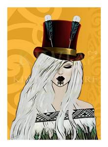 Mahi Toi Art: Wahine Pop Prints -  Whakaaro nui