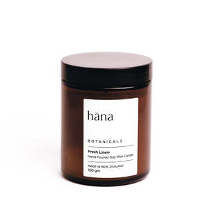 Whare Kainga Home Ware: Fresh Linen Candle 150gm