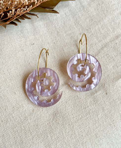 Mako Design: Koru Hoop - Lilac